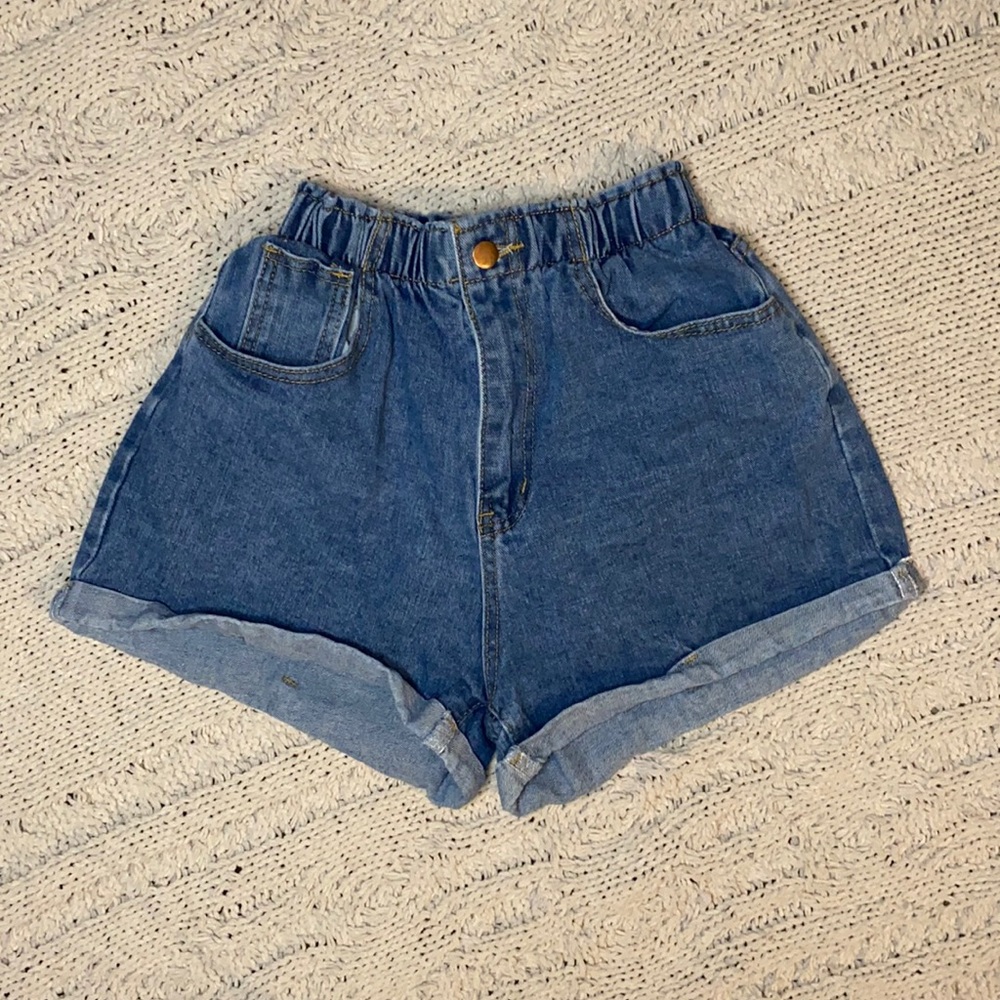 High Waisted Jean Shorts